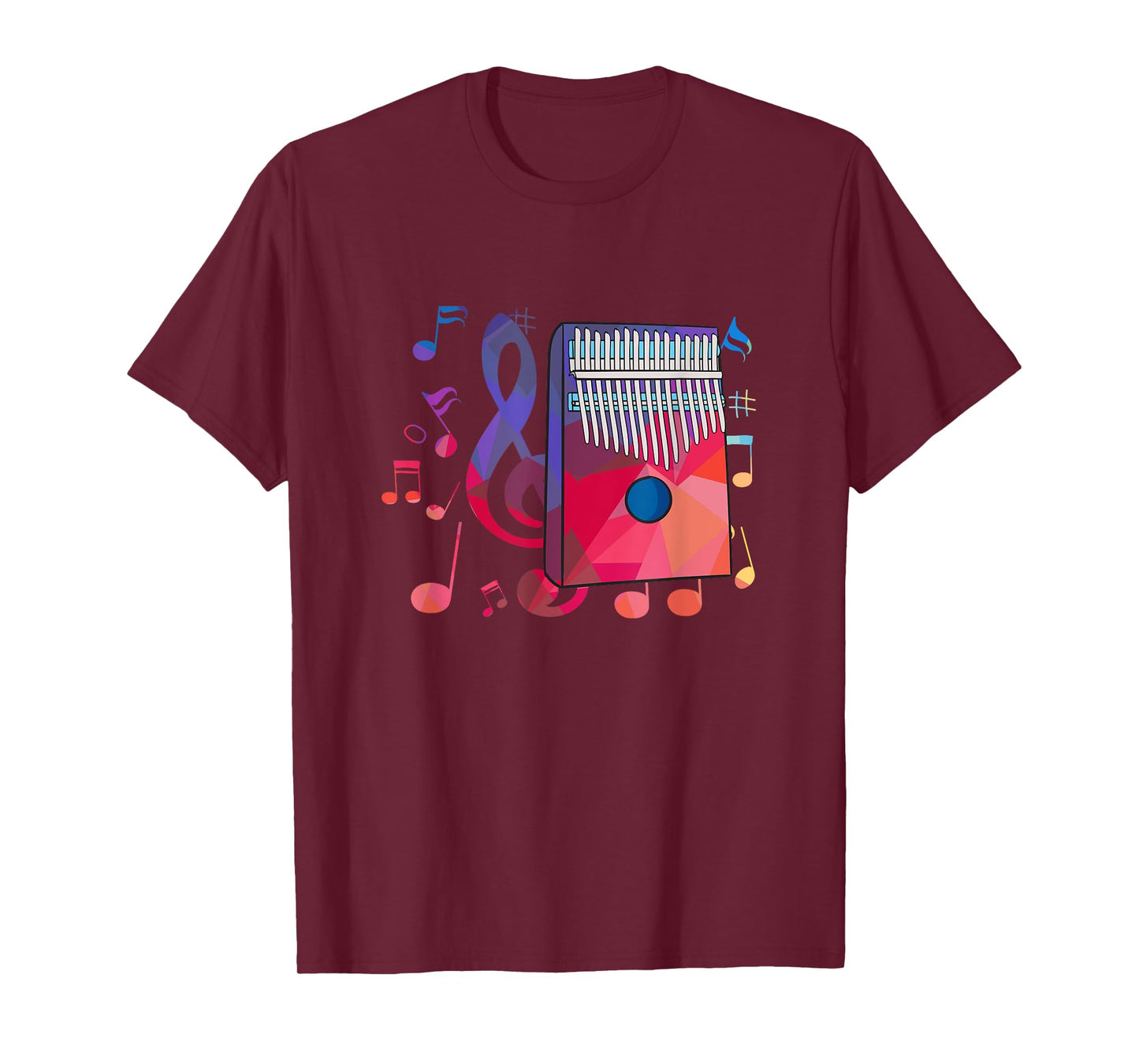 Colorful Idiophone Design for Kalimba Players T-Shirt