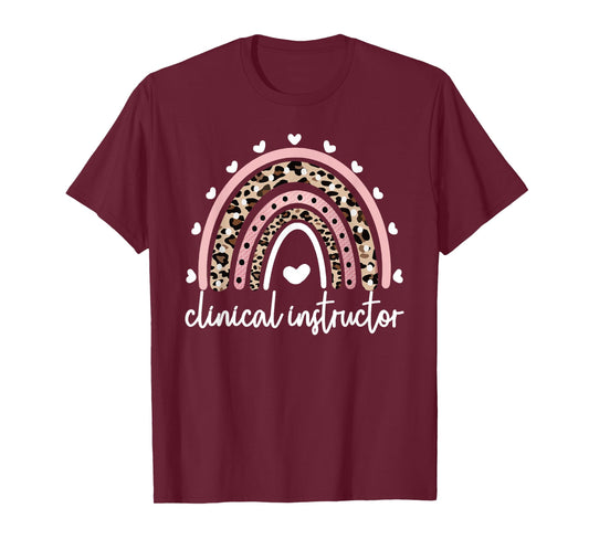 Clinical Instructor Rainbow Clinical Nurse Instructor T-Shirt