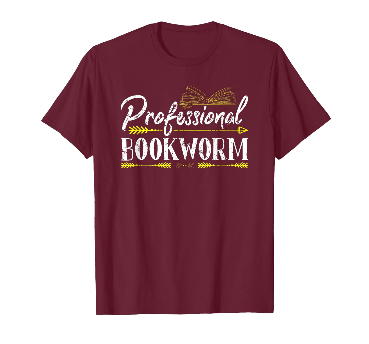 Professional Bookworm Funny Birthday Christmas Gifts Readers T-Shirt