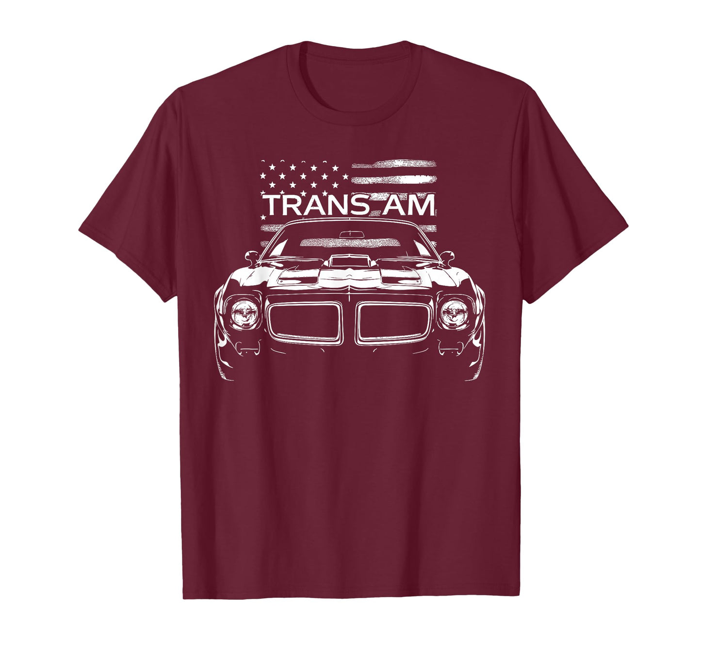 American Flag Trans Am Muscle Car Old School 1971 Trans Am T-Shirt