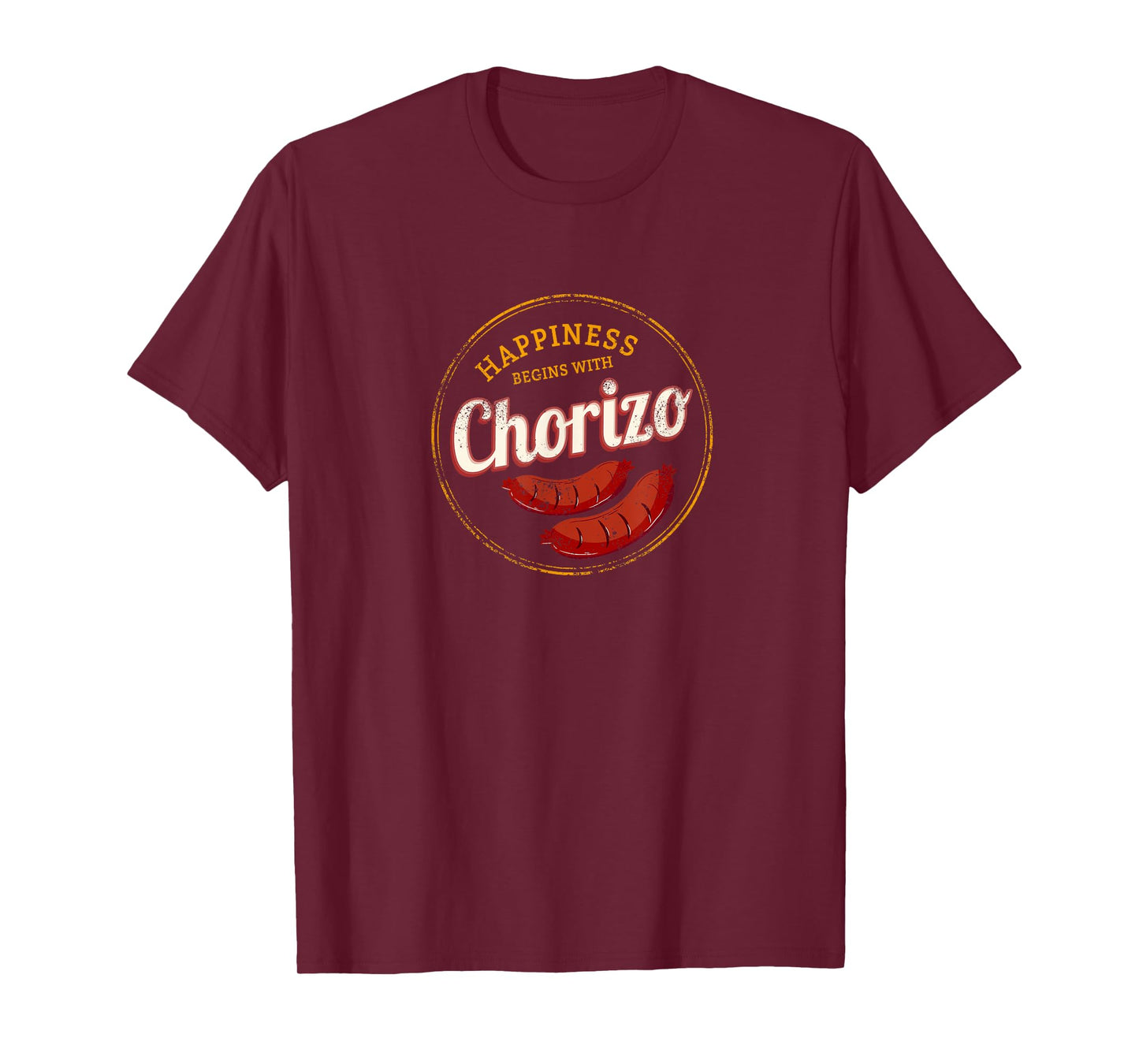 Chorizo Retro Sausage Vintage BBQ Gourmet Barbecue Souvenir T-Shirt