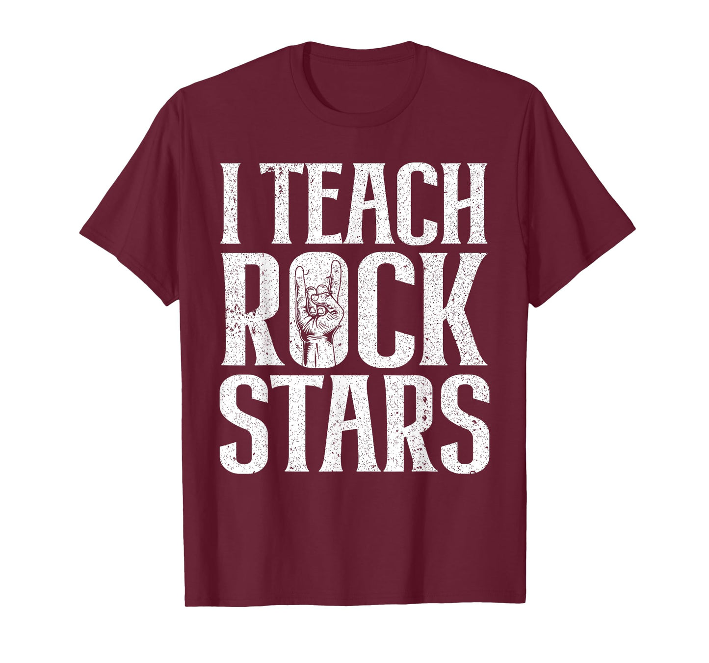 Funny Music Teacher Art For Men Women Rock And Roll Teaching T-Shirt