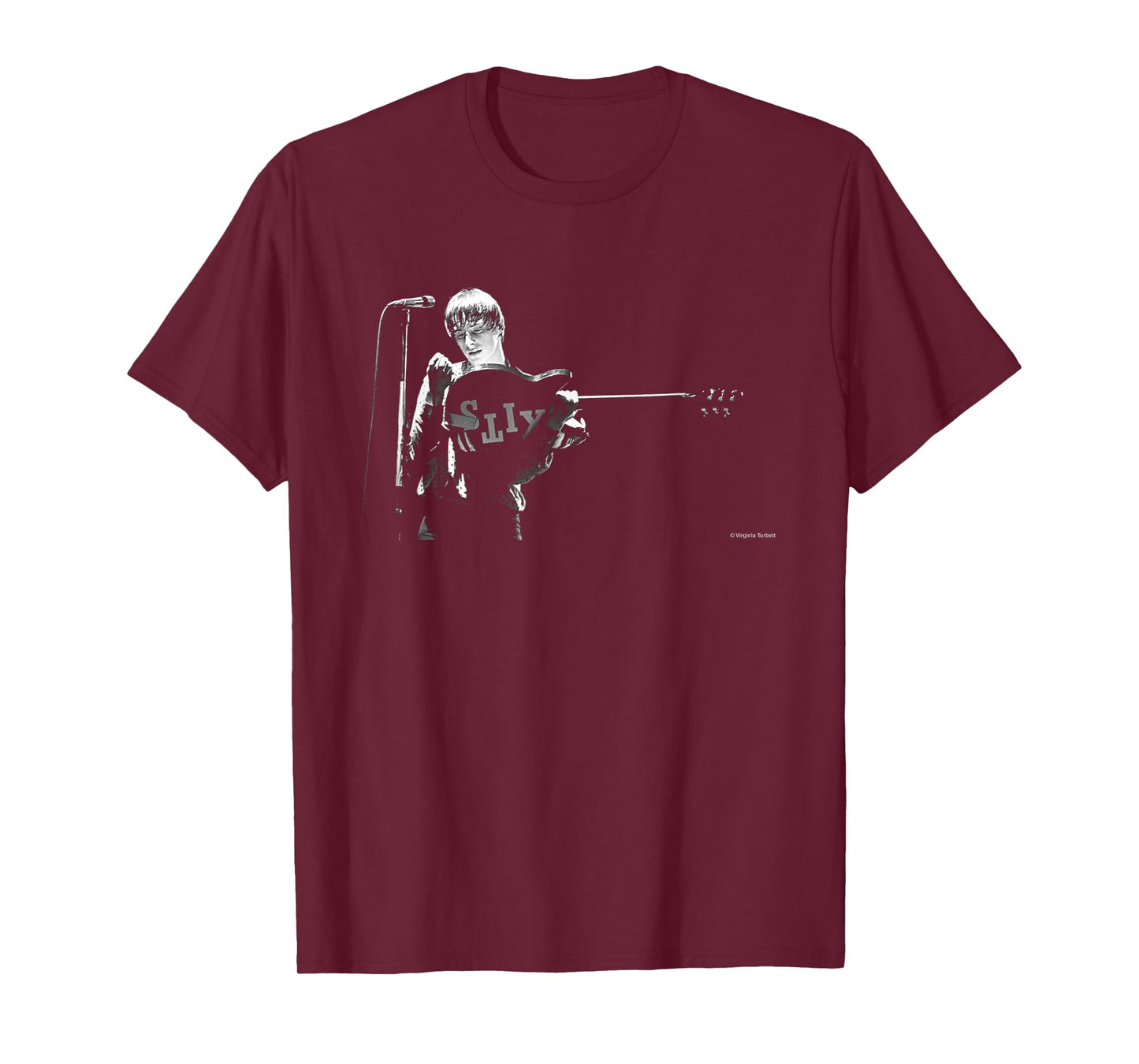 Paul Weller The Jam Guitar Plug In By Virginia Turbett T-Shirt