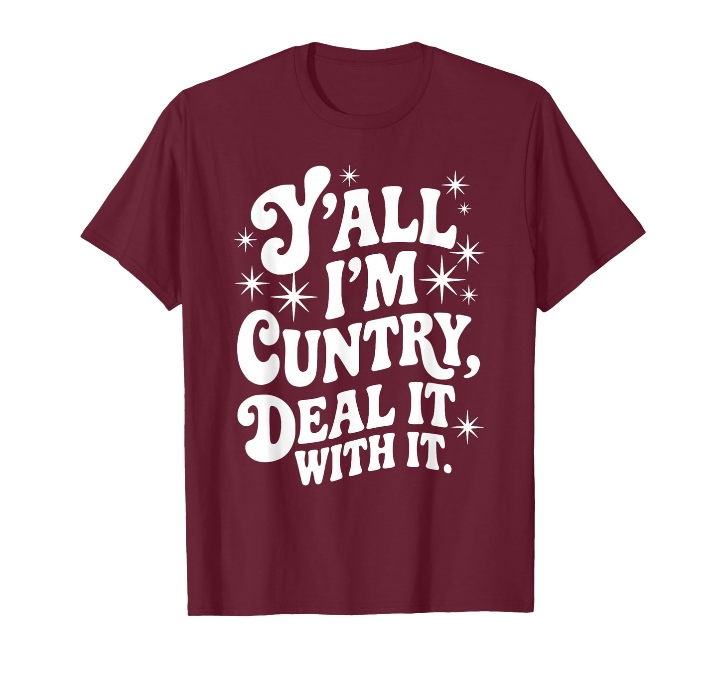 Funny Cowgirl I'm Cuntry Western Rodeo Casual Country Music T-Shirt