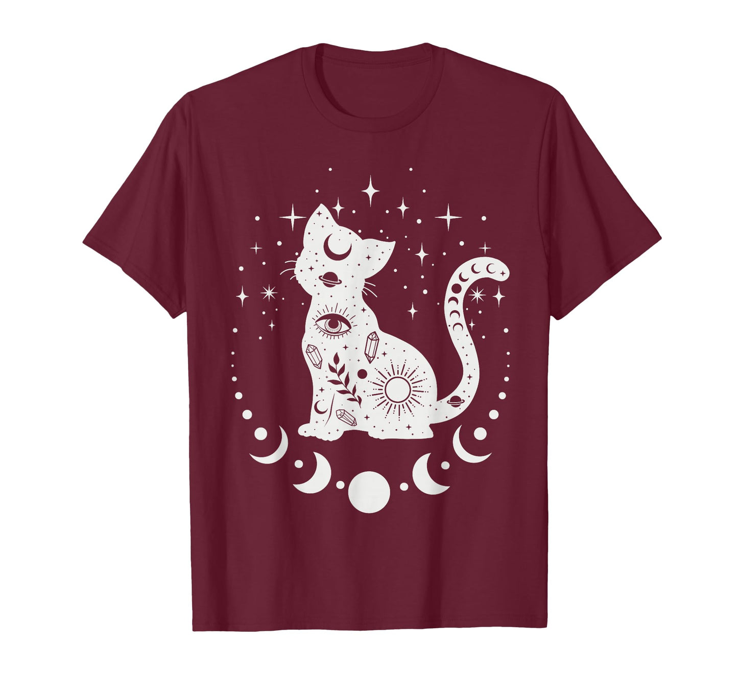 Celestial Cat, Astrology Cat, Spiritual Cat T-Shirt