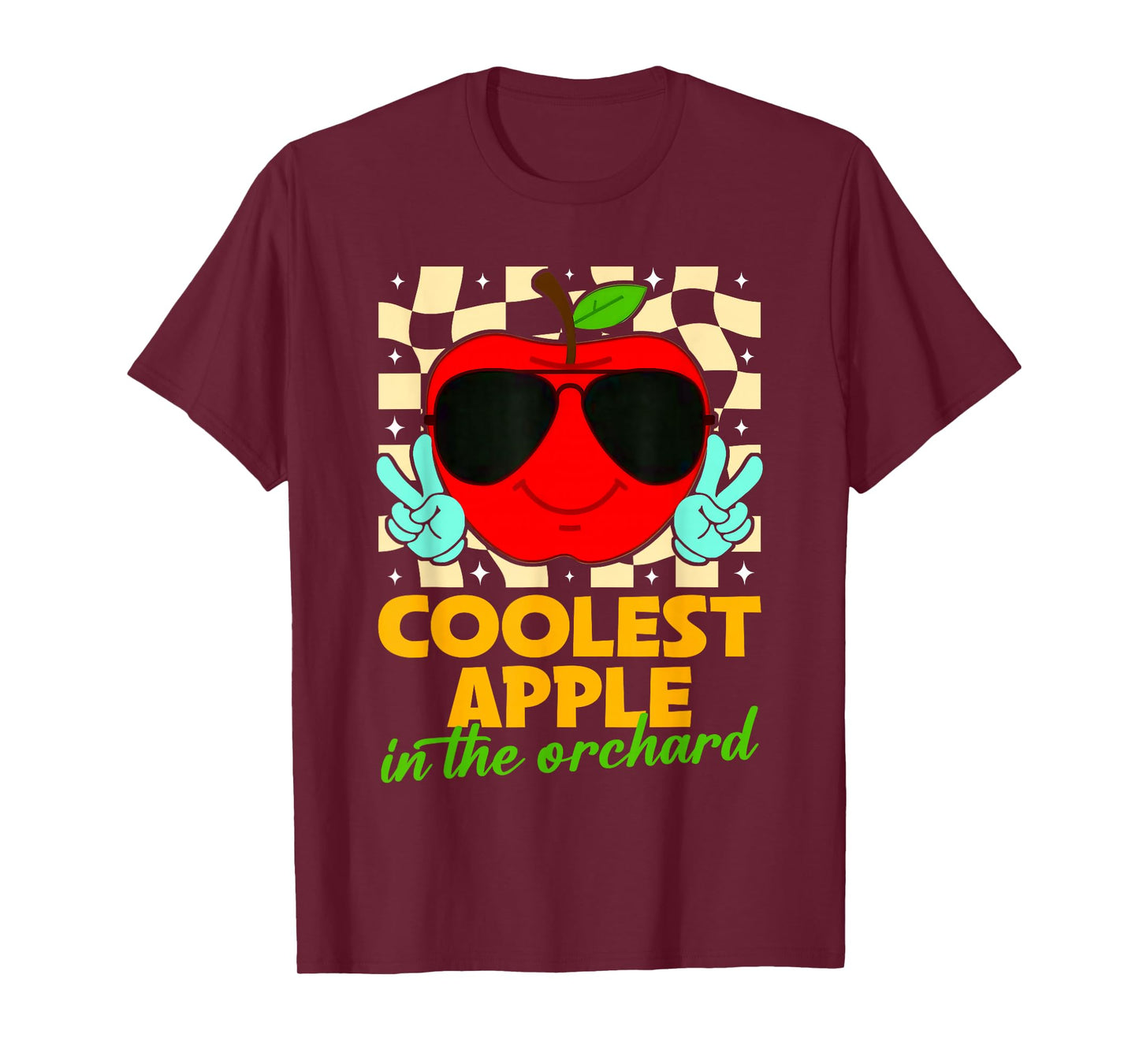 Apple Picking Day Harvest Coolest Apple in The Orchard Retro T-Shirt