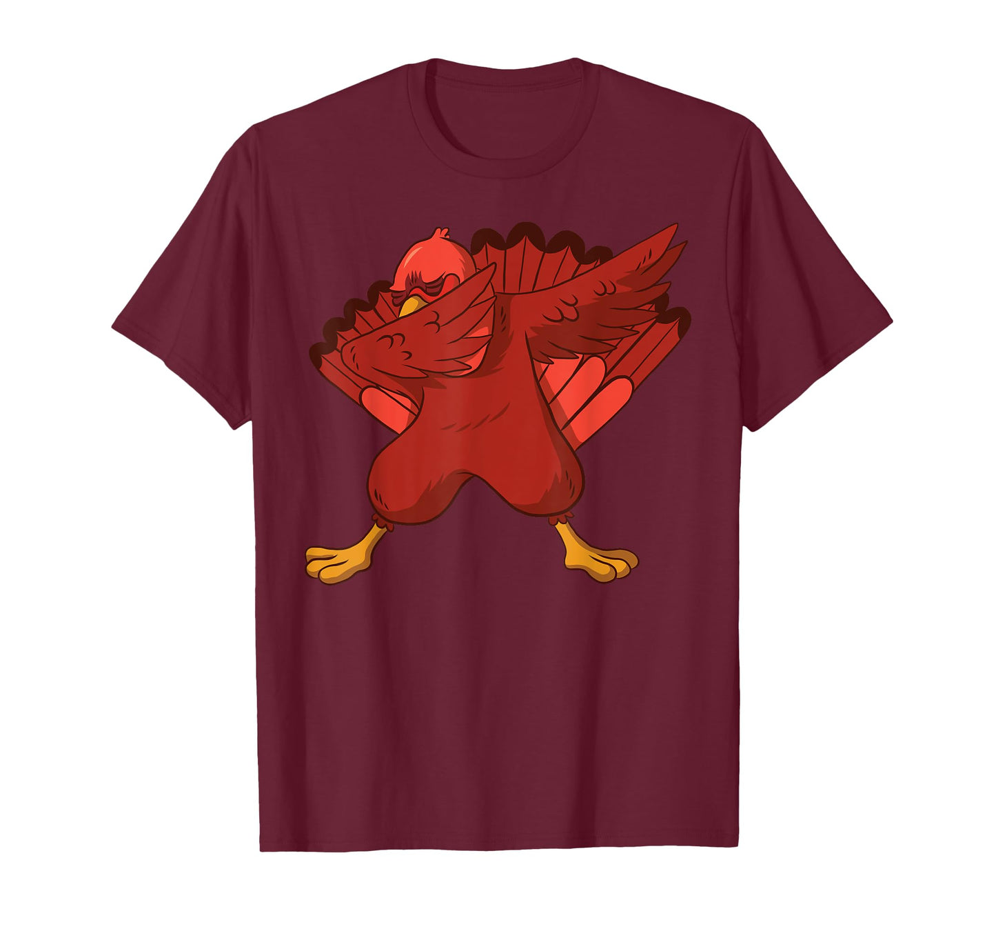 Dabbing Turkey Thanksgiving Shirt Kids Boys Girls Youth T-Shirt
