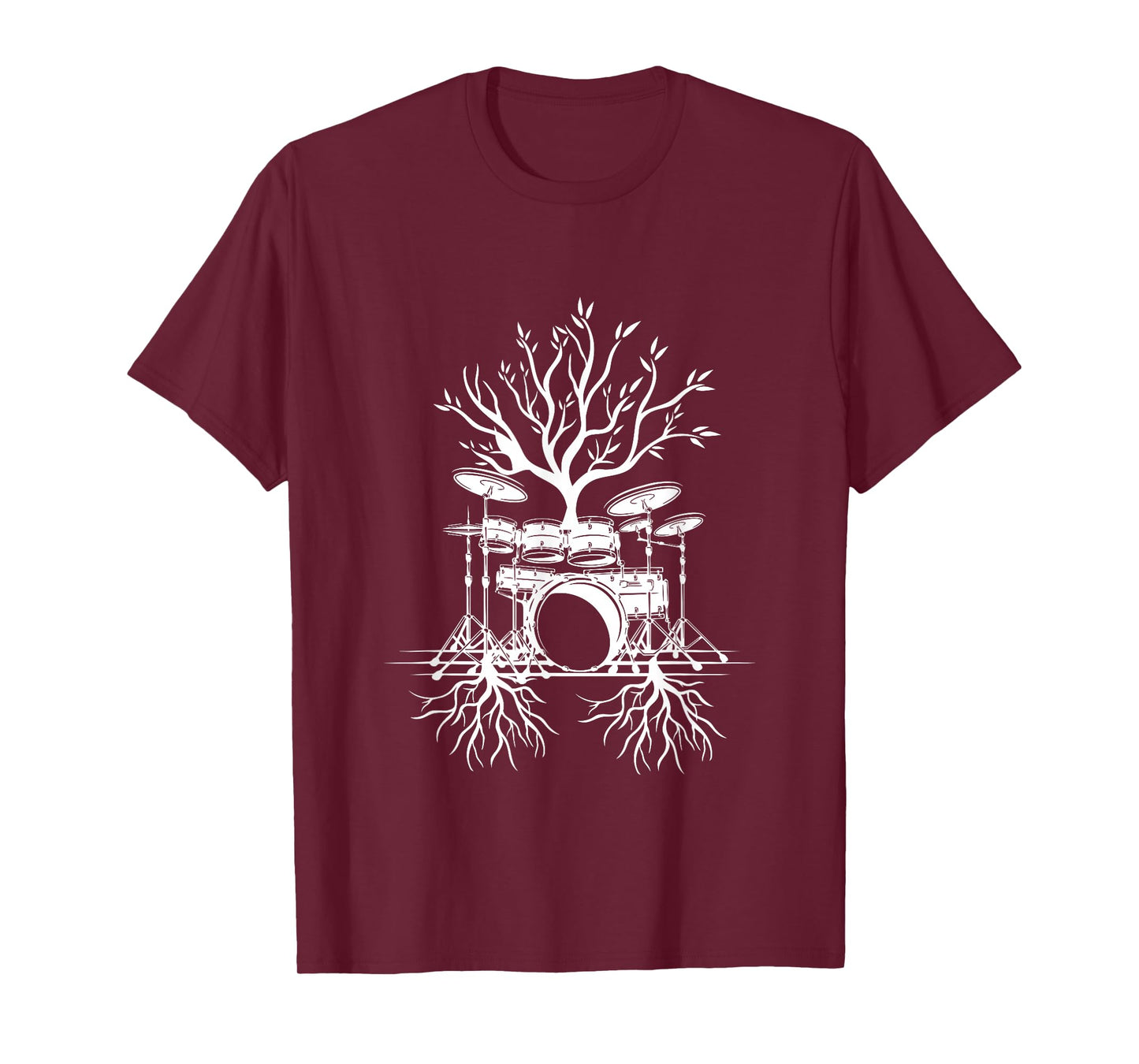 Tree Of Life Drummer Drums Drumming Drumset Snare Musician T-Shirt