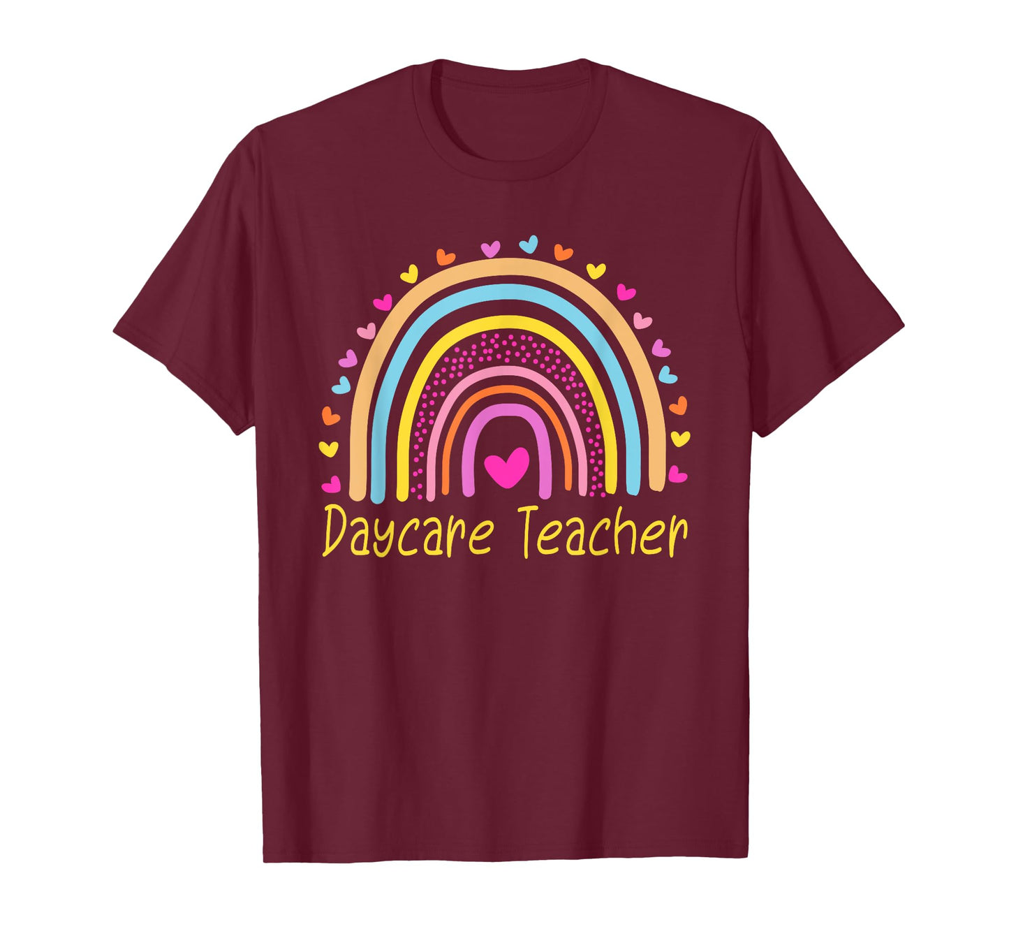 Childcare Daycare Teacher Provider Rainbow T-Shirt