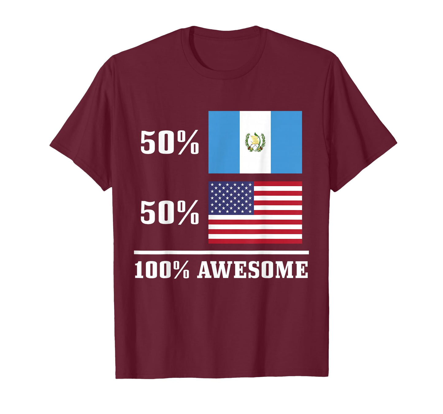 Guatemala USA American Guatemalan Flag Pride Patriotic T-Shirt