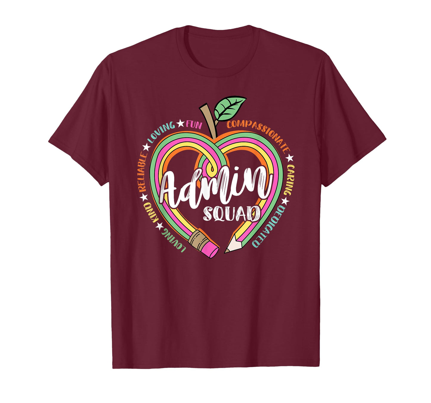 Admin Squad School Assistant Principal Crew Administrator T-Shirt