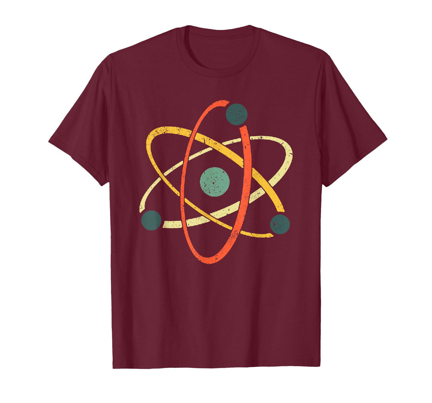 Cool Atom Art Men Women Biology Physics Chemistry Teacher T-Shirt