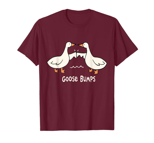 Cute Goose Bumps Funny Animal Pun Lover Women & Men Graphic T-Shirt