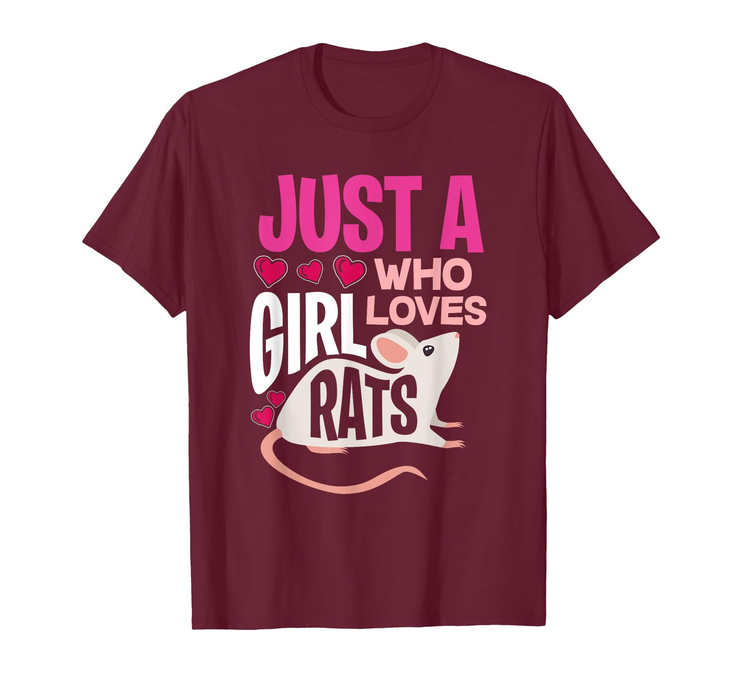 Just A Girl Who Loves Rats - Gift For Rat Owners T-Shirt