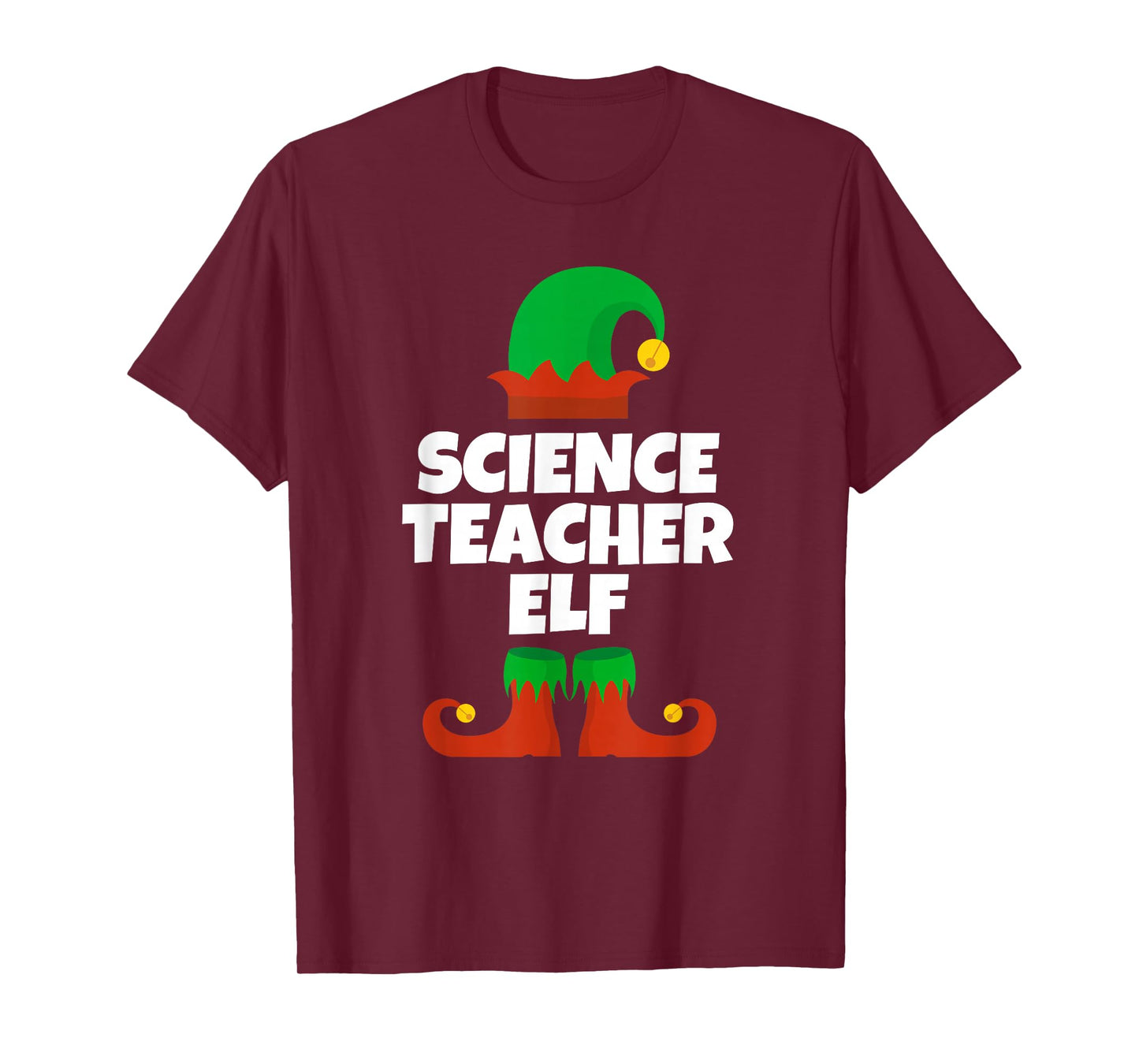 Christmas I'm The Science Teacher Elf Matching Xmas Pajama T-Shirt