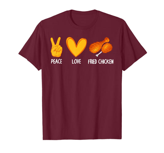 Cute Fried Chicken Design For Men Women Fried Chicken Lover T-Shirt