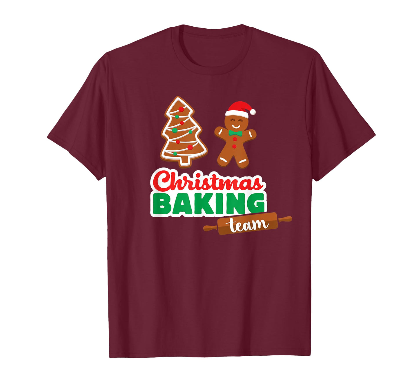 Christmas Baking Team T Shirt Funny Xmas Cookies Matching T-Shirt