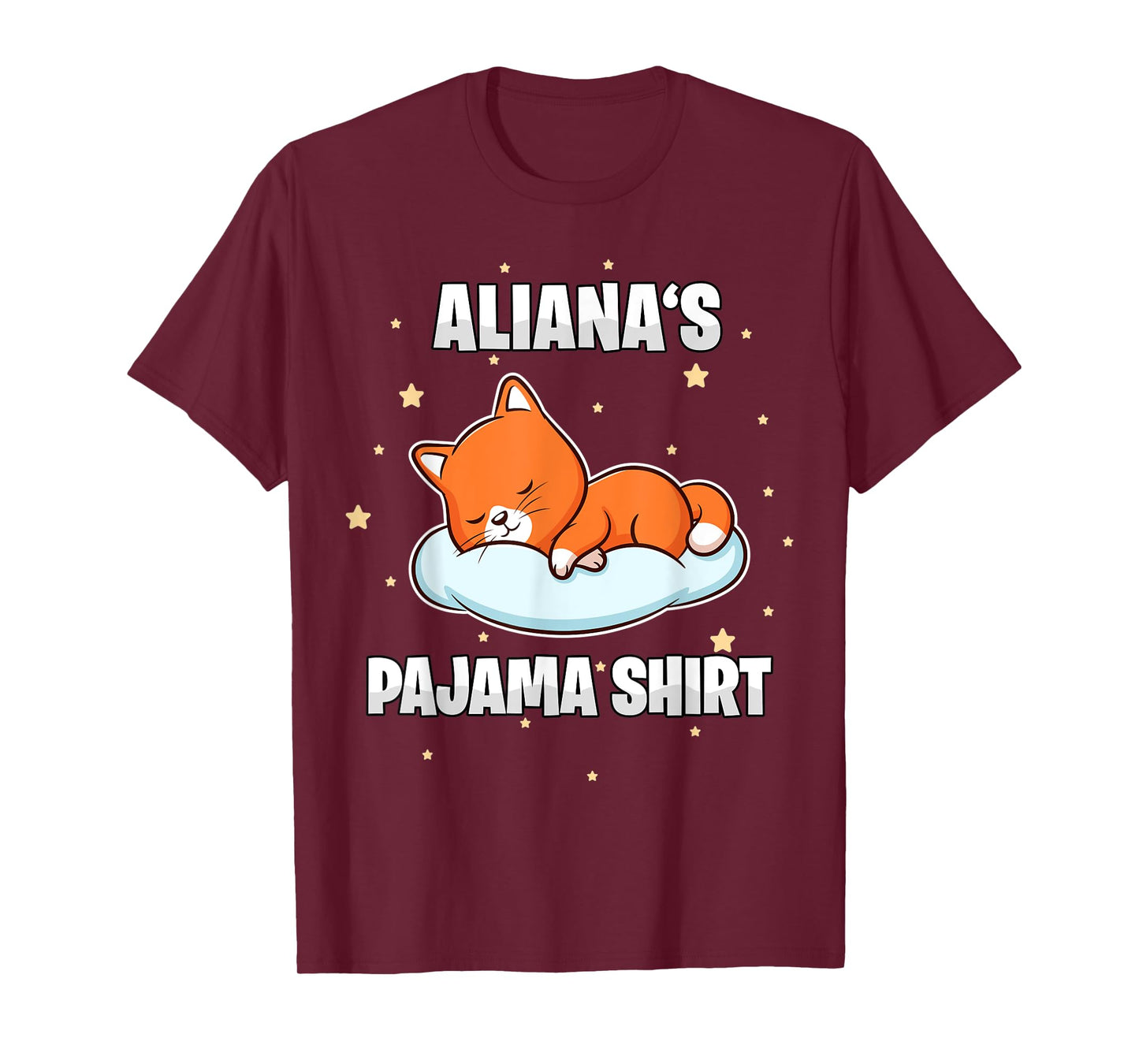 Aliana's Pajama Shirt - Personalized Sleeping T-Shirt