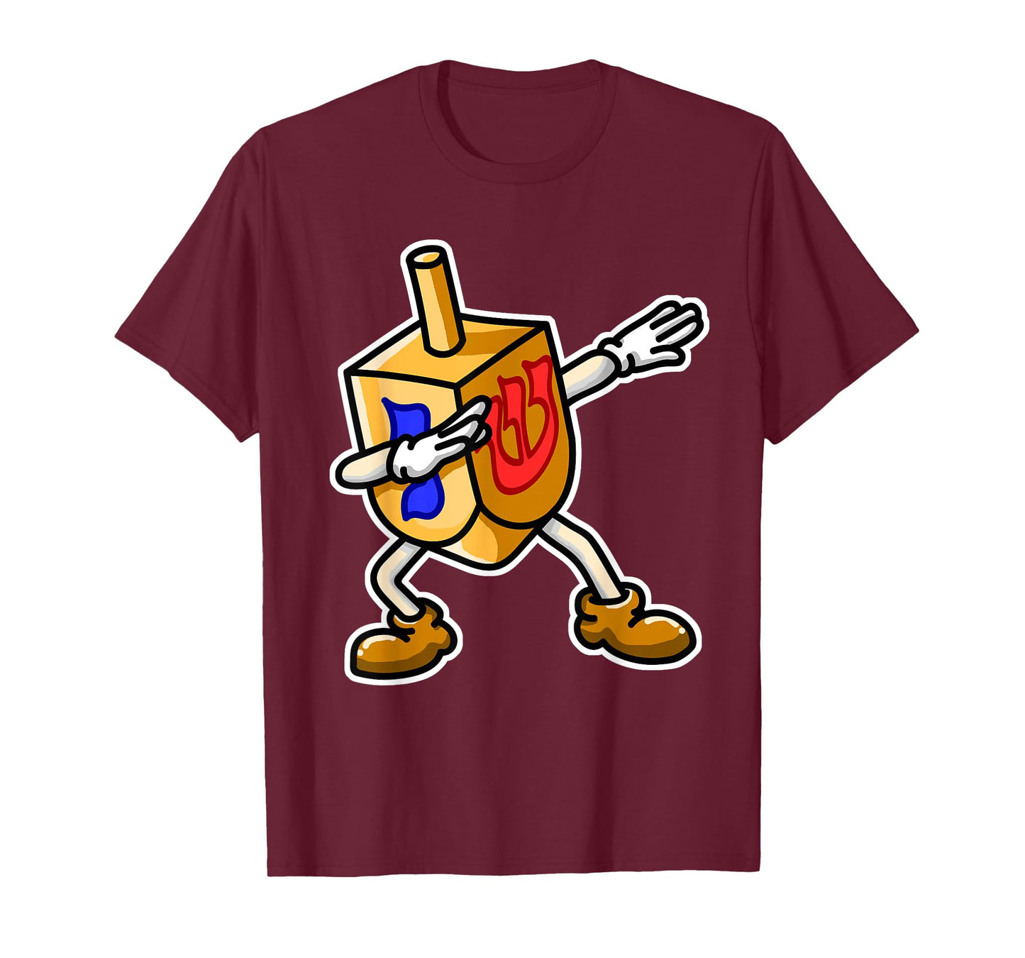 Dabbing Dreidel Shirt, Funny Chanukah Gifts for Kids, Dab T-Shirt