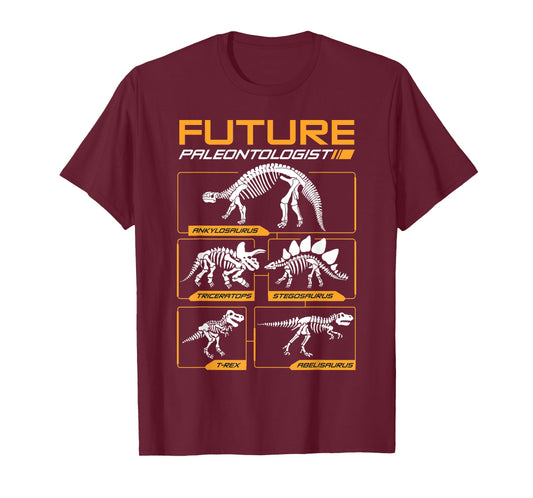 Cool Future Paleontologist Funny Dinosaur Fossil Enthusiast T-Shirt