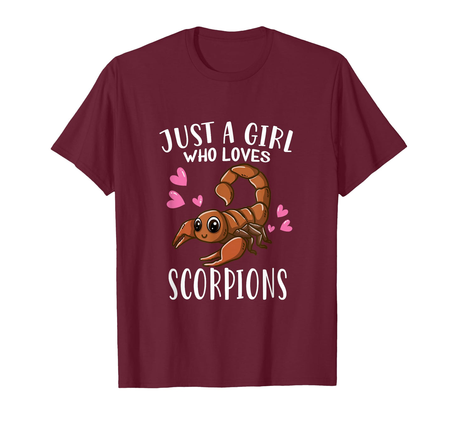 Funny Scorpion Lovers Just A Girl Who Loves Scorpions T-Shirt