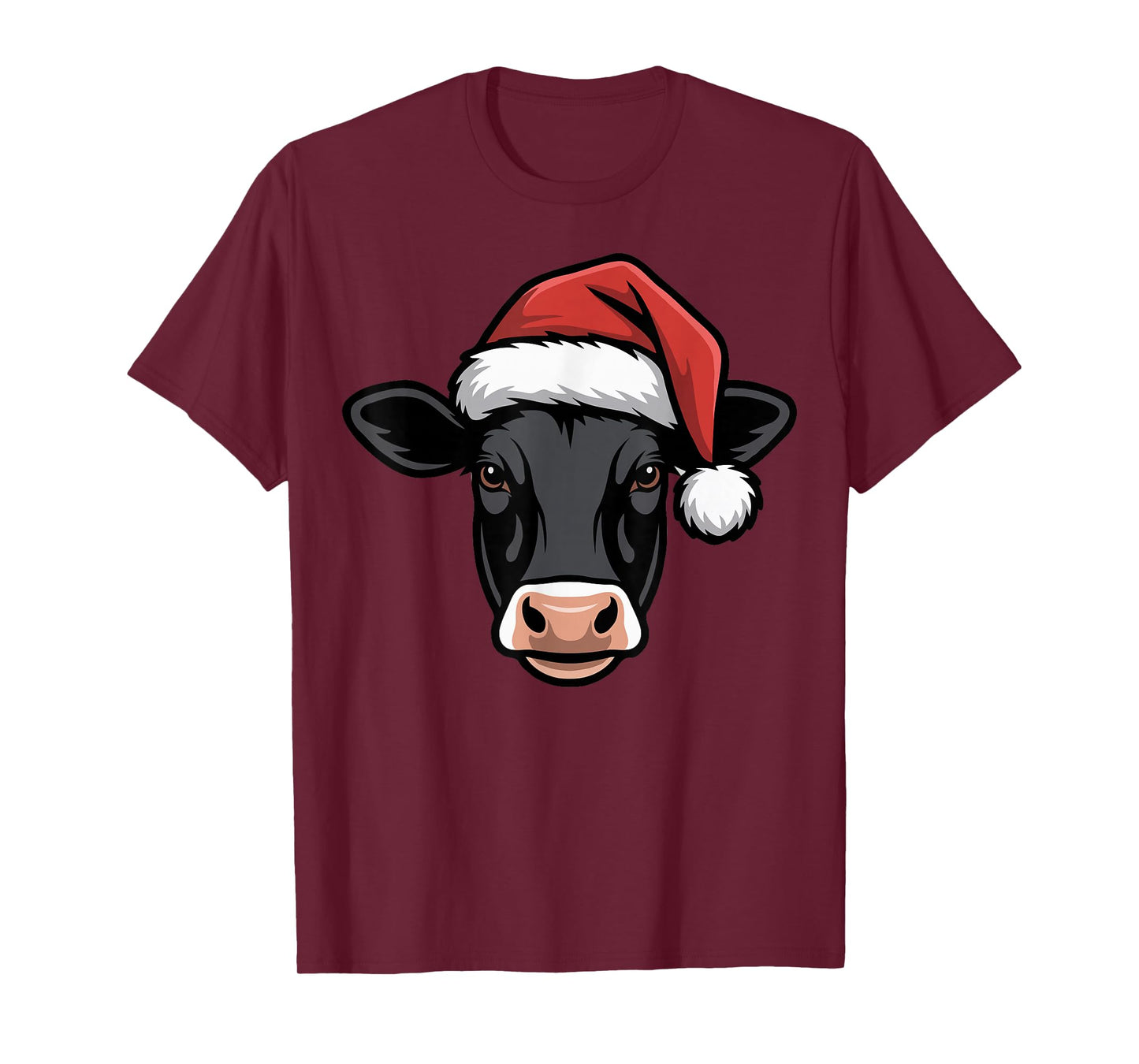 Angus Cow Christmas Beef Cattle Ugly Xmas Sweater Festive T-Shirt