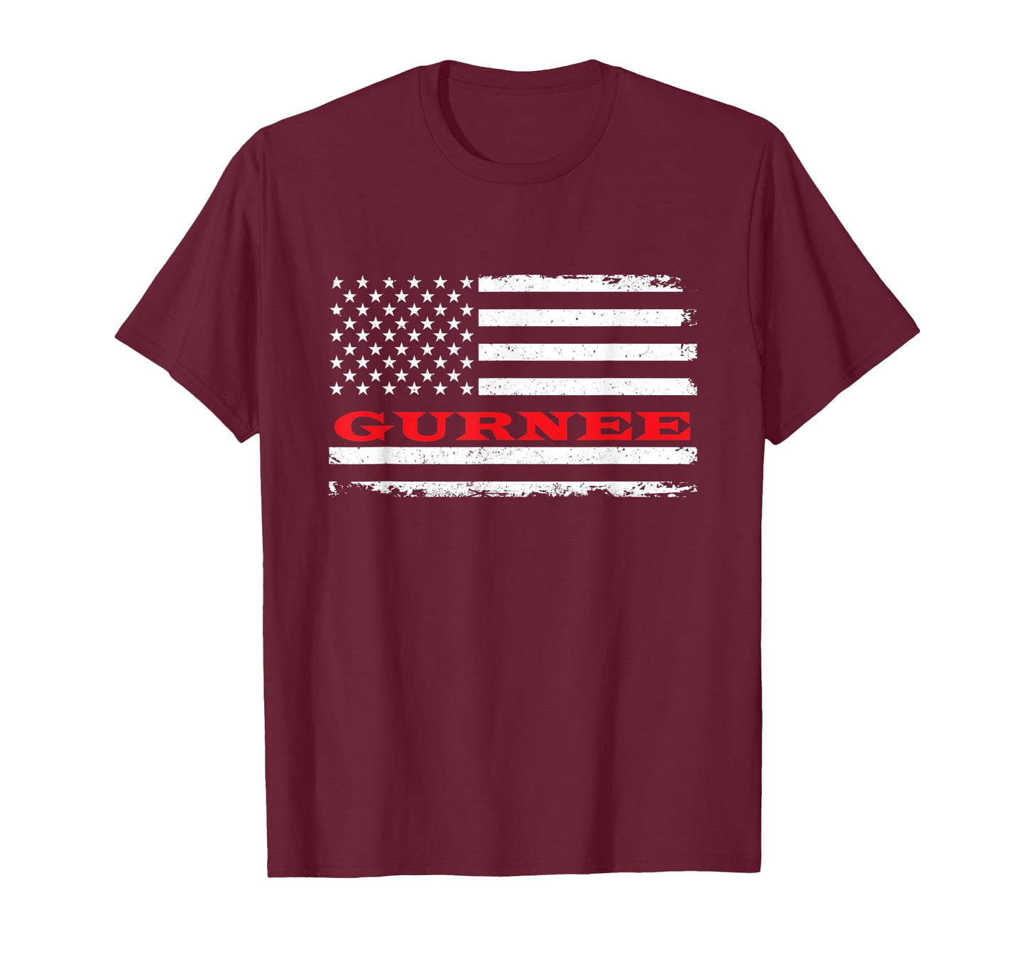 Illinois American Flag Gurnee USA Patriotic Souvenir T-Shirt