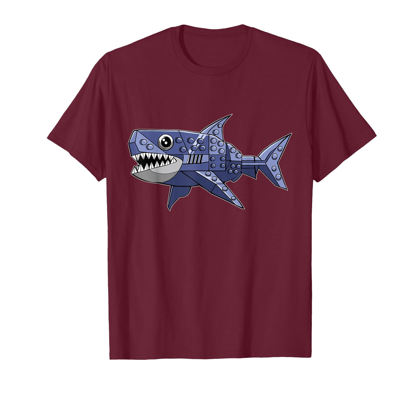 Shark Brick Master Builder Block Building Brick Builder T-Shirt