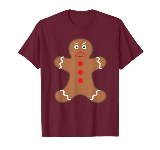 Angry Gingerbread Man Shirt - Funny Christmas Cookie Baking