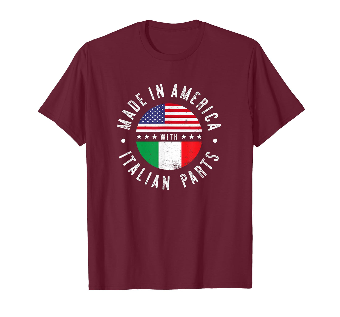 Made in America with Italian parts - Italy pride T-Shirt