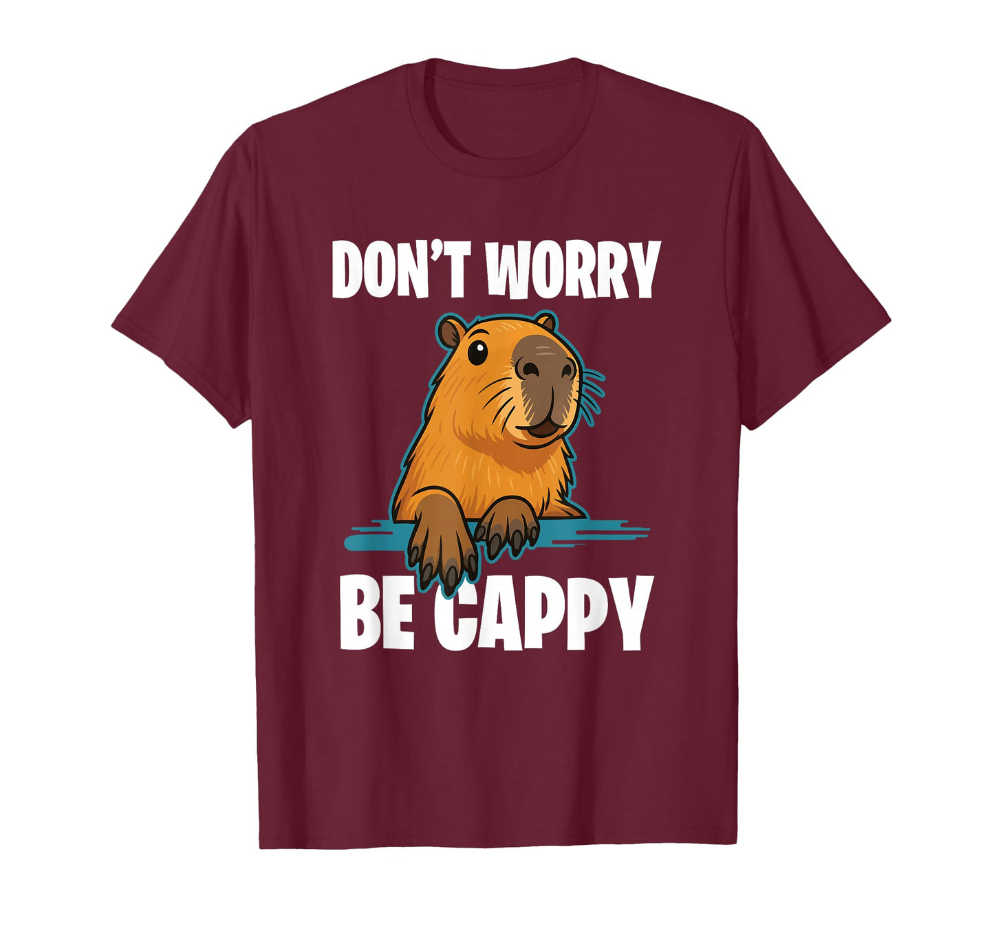 Novelty Graphic Men Women Kids Funny Capybara T-Shirt