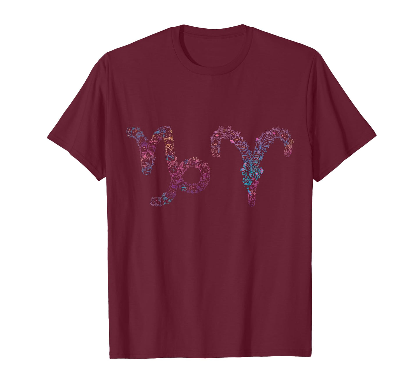 Astrology Love Horoscope Signs Capricorn and Aries Couple T-Shirt