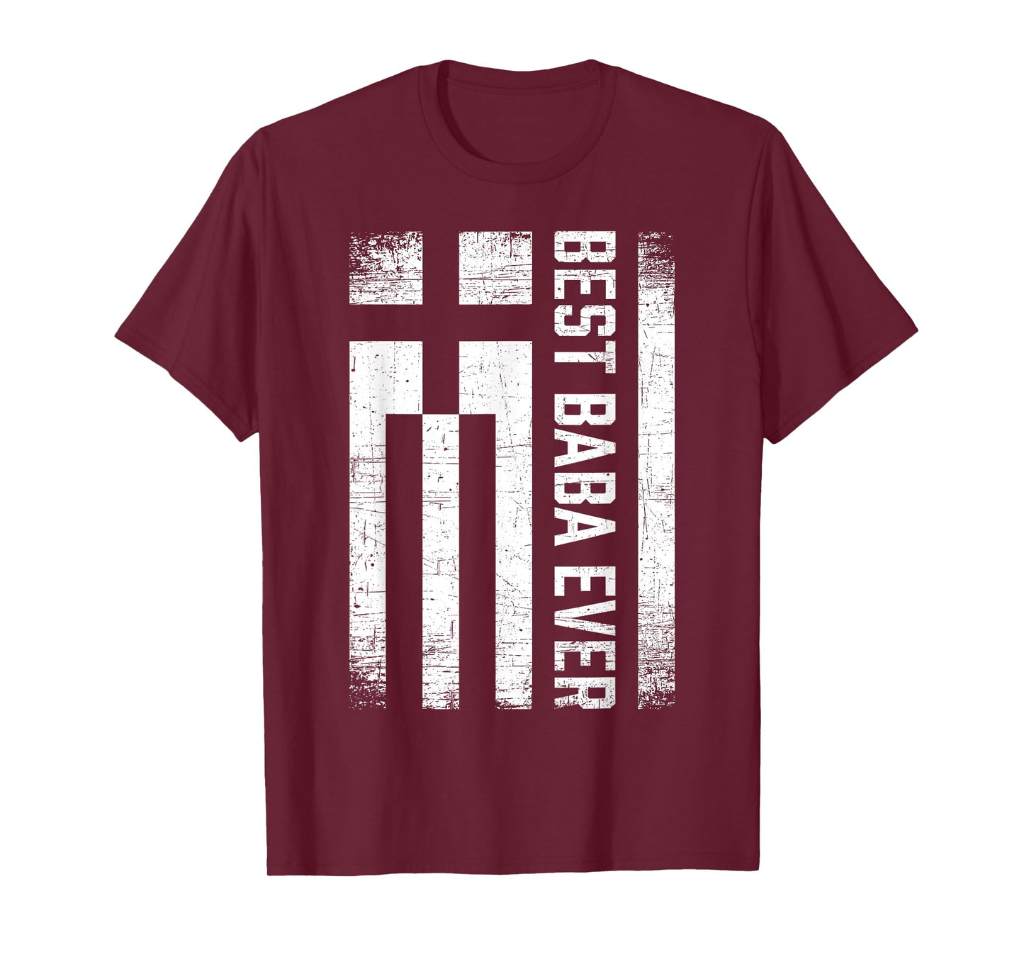 Best Baba Ever Retro Greece Flag Fathers Day Greek Dad T-Shirt