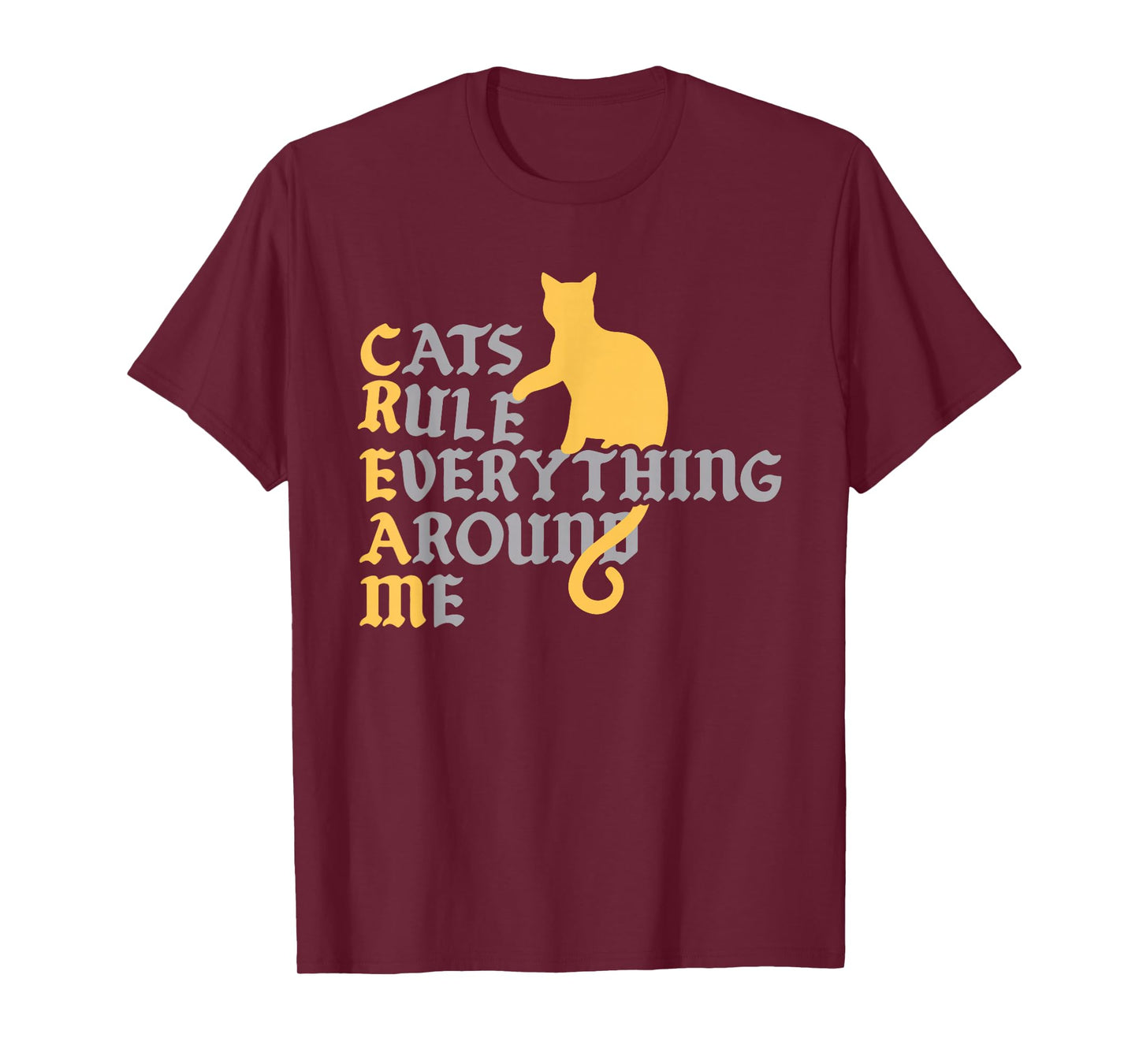 Cats Rule Everything Around Me Cat Daddy Vintage T-Shirt