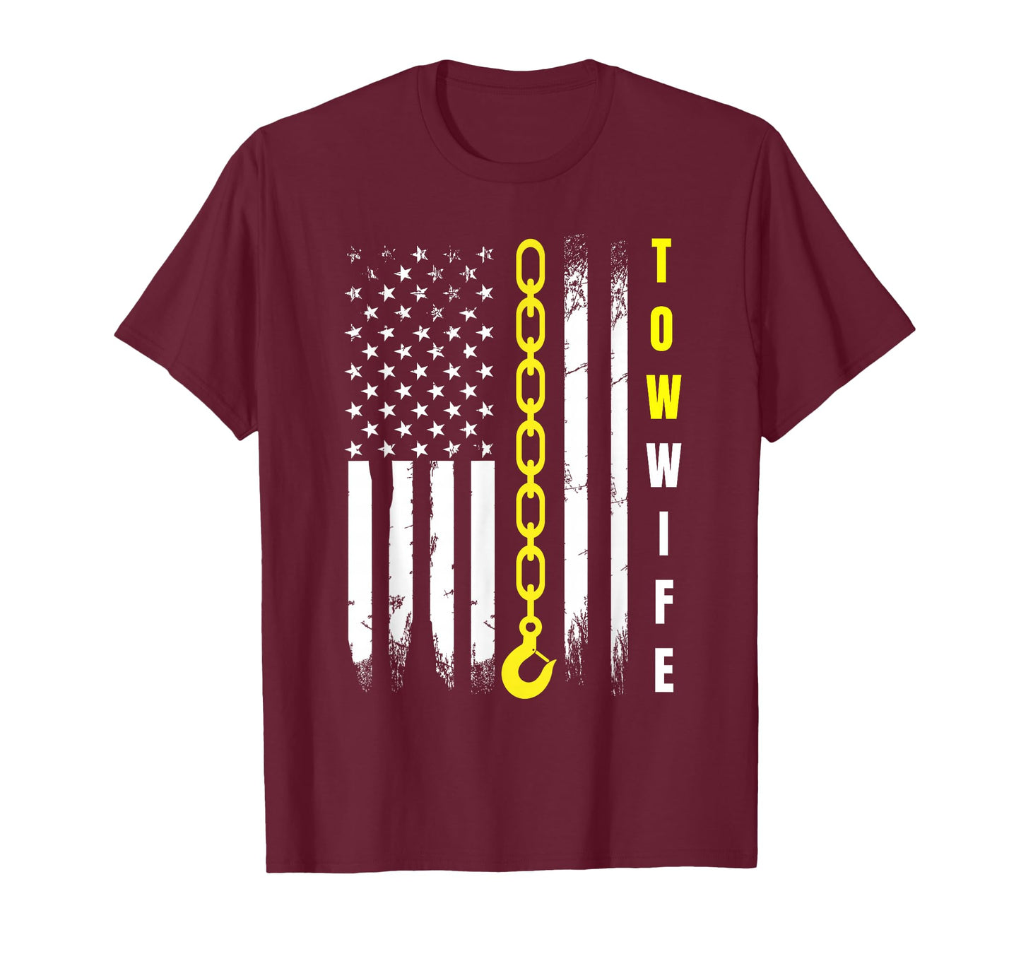 Tow Truck Driver Wife Girlfriend Tow Operator Wrecker T-Shirt