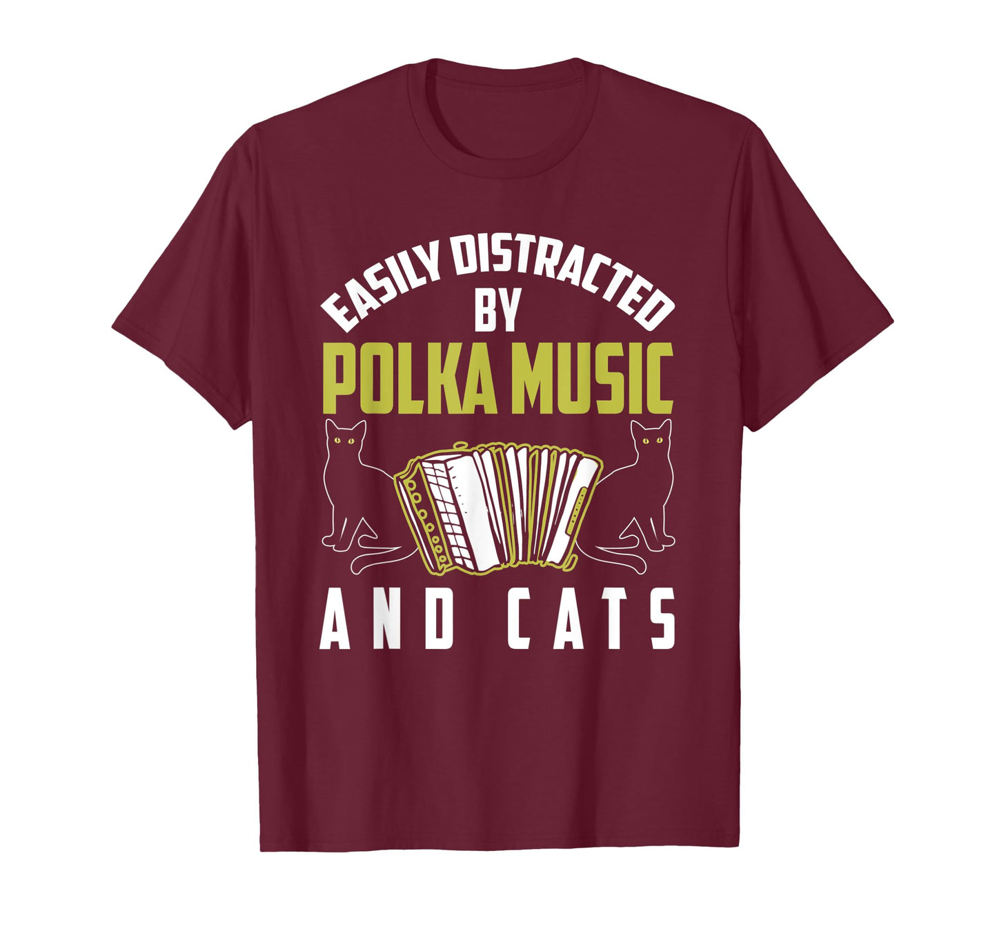 Polka Shirt Funny Cat Lover Polka Music Polka Lover Gift T-Shirt for Men Women Kids