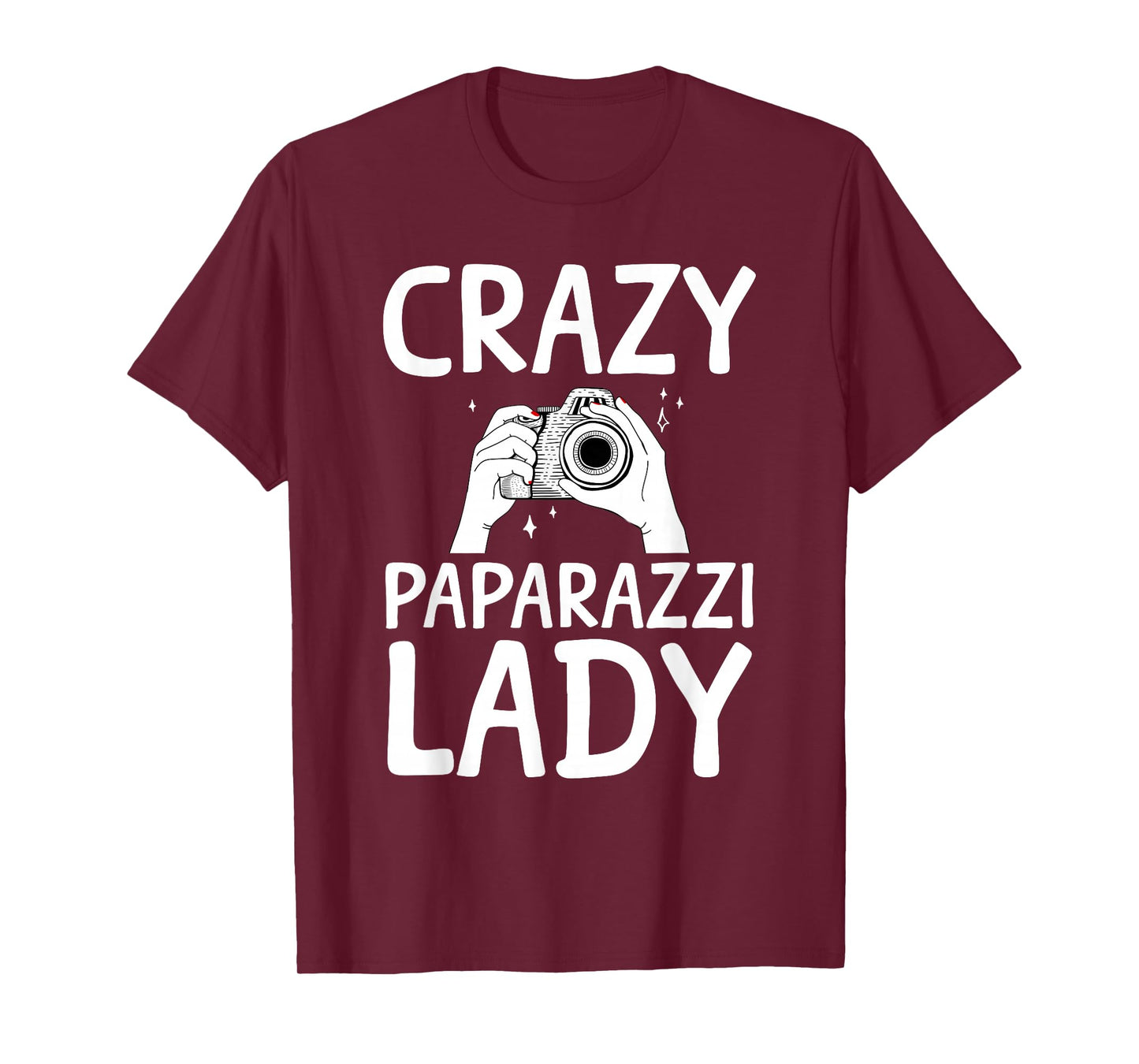 Funny Paparazzi Art for Women Girls Photographer Paparazzi T-Shirt