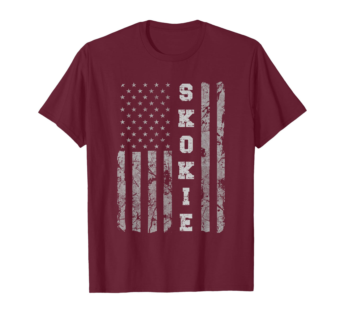 Skokie, Illinois, American flag T-Shirt
