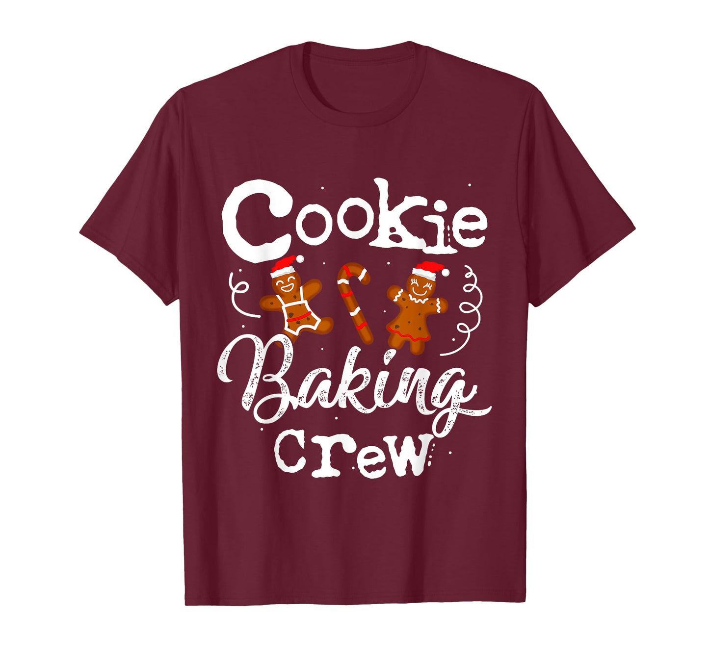 Cookie Baking Crew Baker Bake Kids Women Christmas Baking T-Shirt