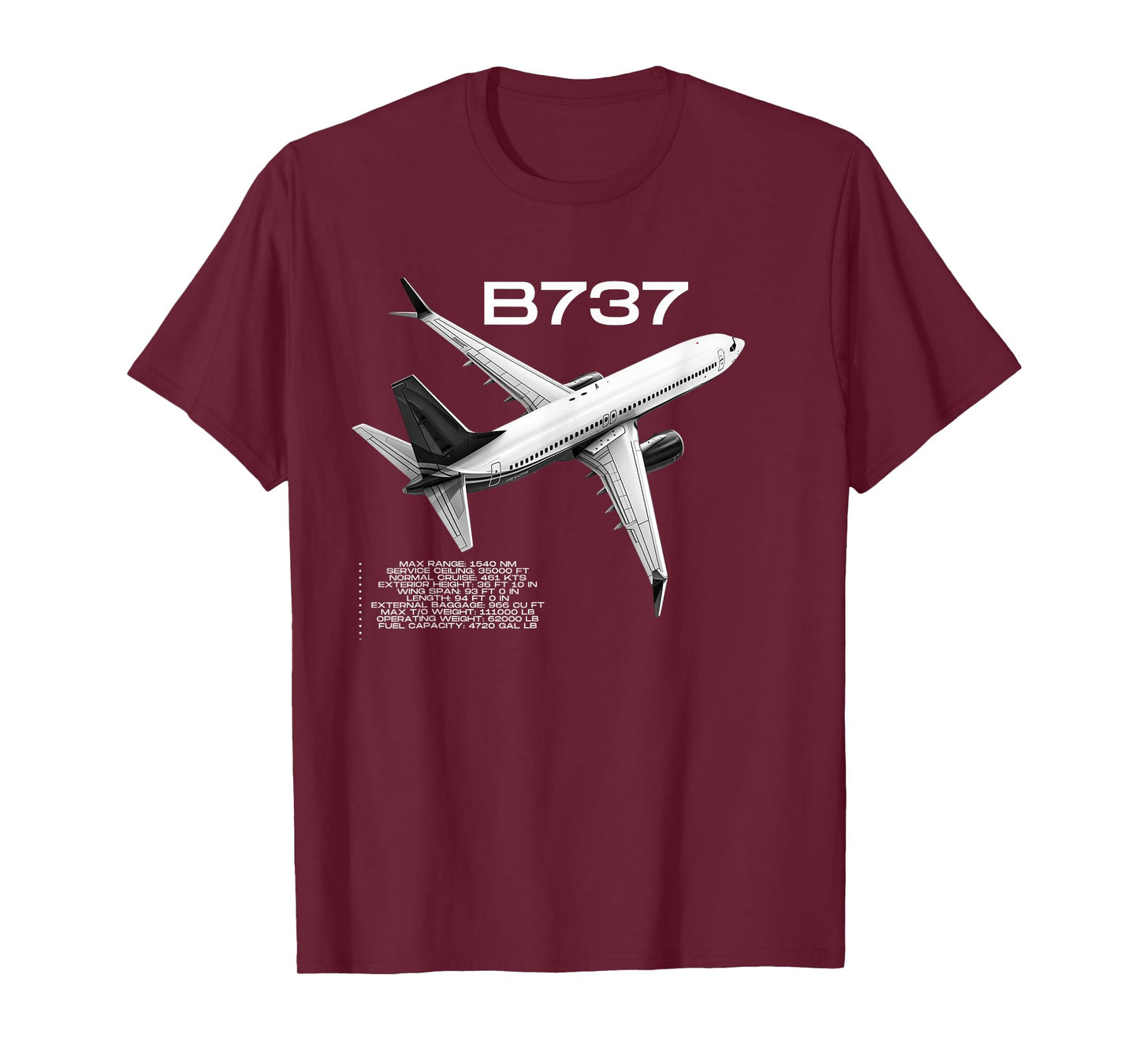 B737 Airplanes ! Aviation Jet T-Shirt