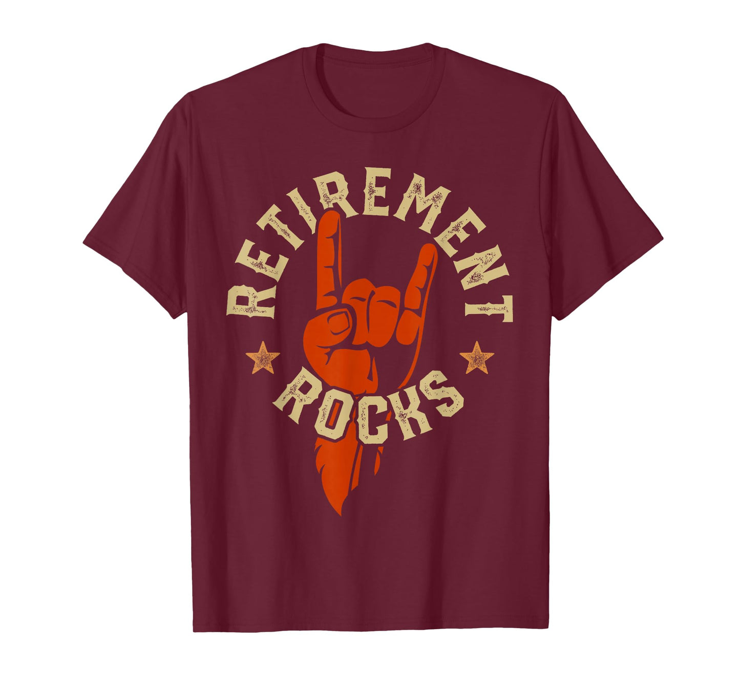Retirement Rocks Rock n Roll Music T-Shirt
