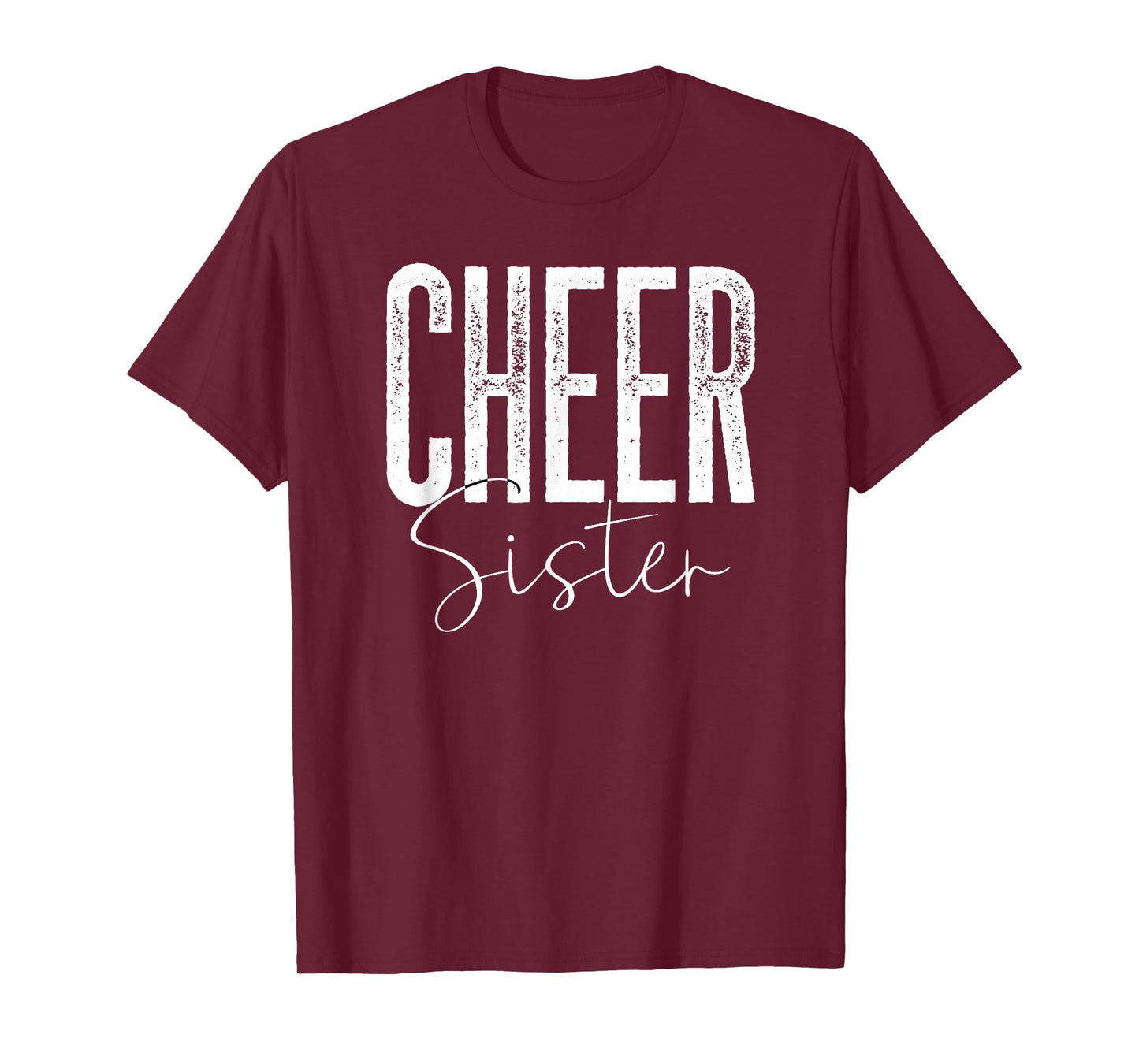 Cheer Sister Colorful Proud Sister Family T-Shirt