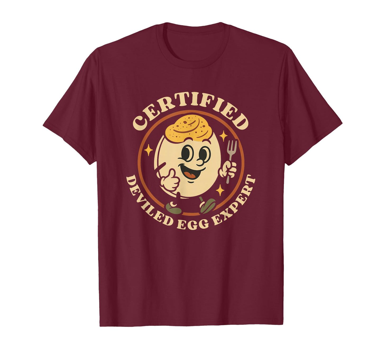 Certified Deviled Egg Expert Funny Egg Lover for Deviled Egg T-Shirt