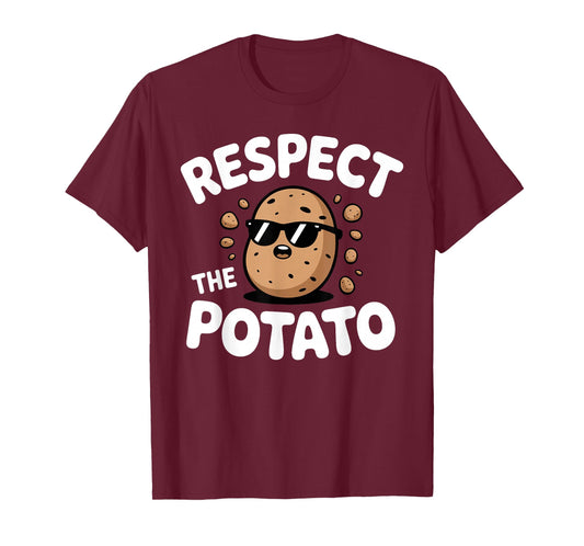 Cute Potato Novelty for Men Women Kid Adult Gag Potato Lover T-Shirt