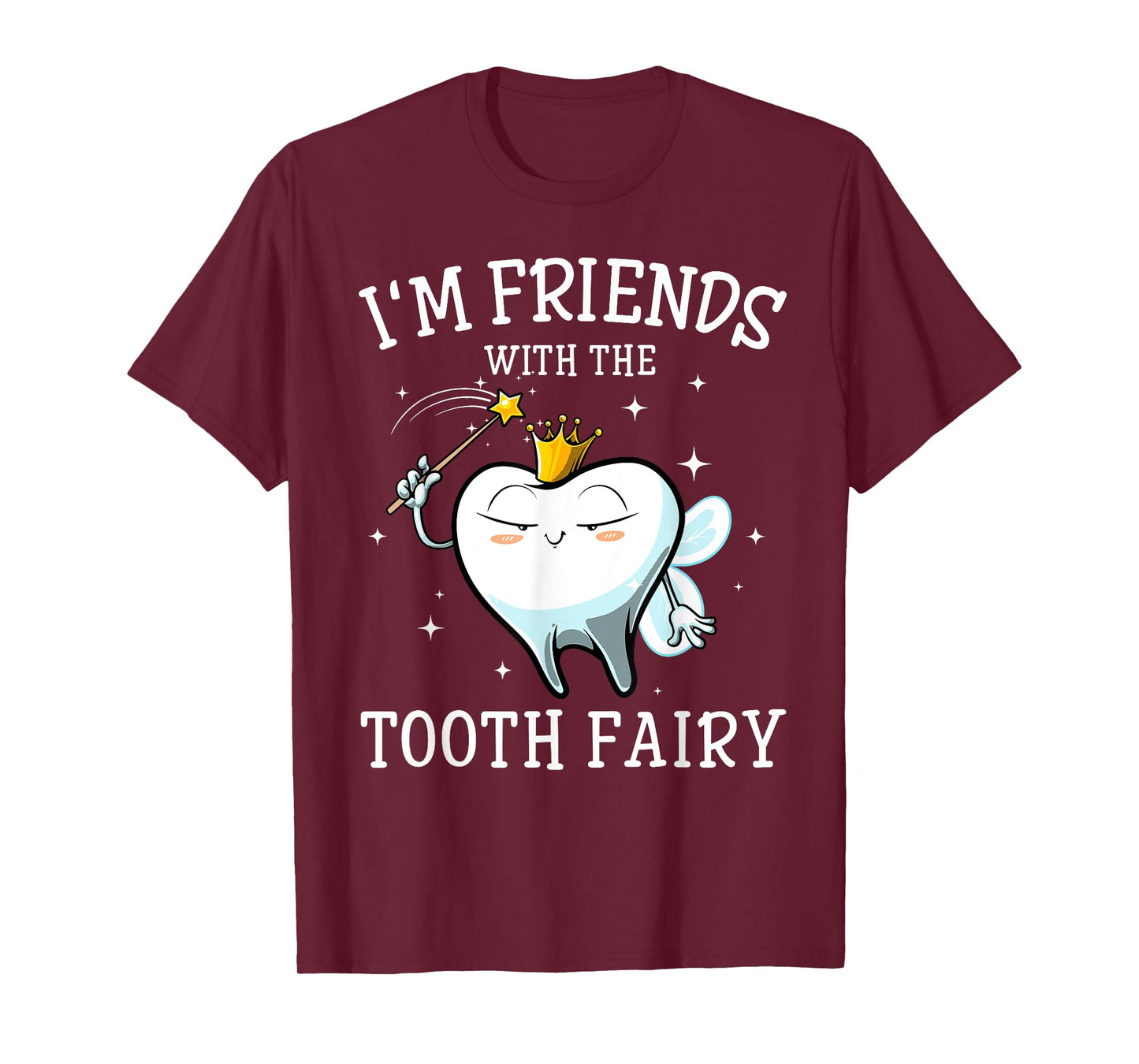 Cool Tooth Fairy Art Men Women Oral Dentist Dental Assistant T-Shirt