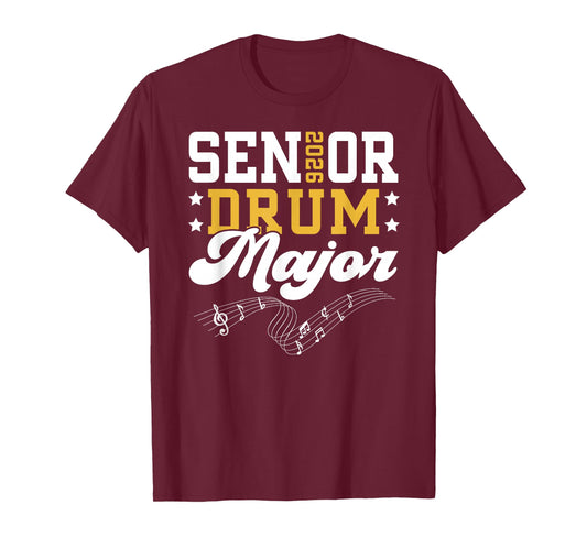 Senior Drum Major Class of 2026 Marching Band Senior 2026 T-Shirt