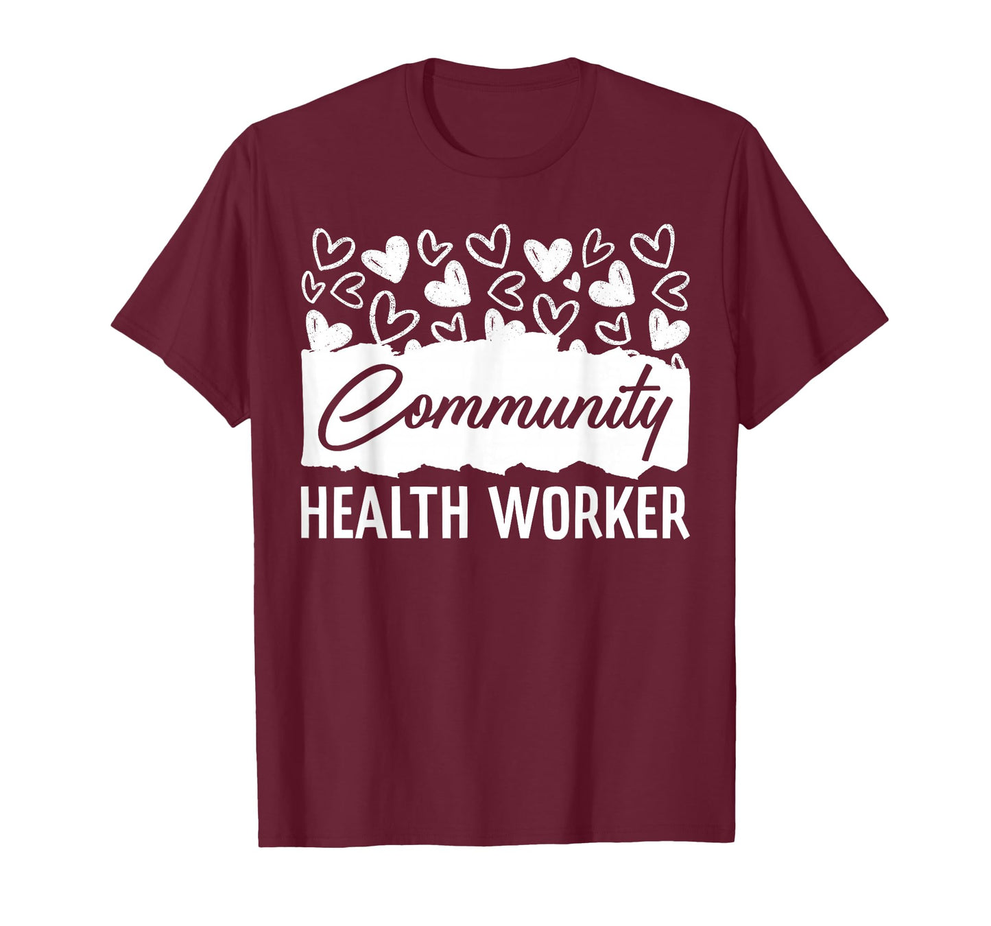 Community Health Worker Appreciation Heart T-Shirt