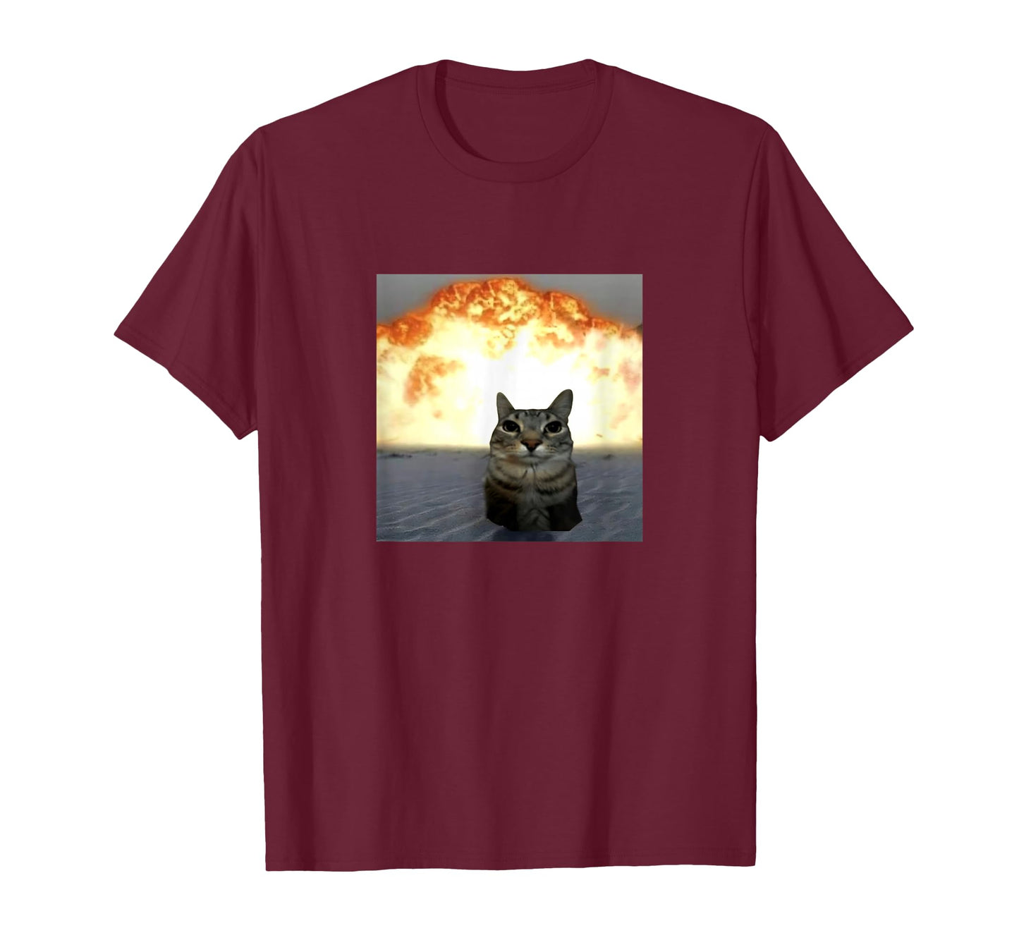 Goofy Cat Explosion T-Shirt