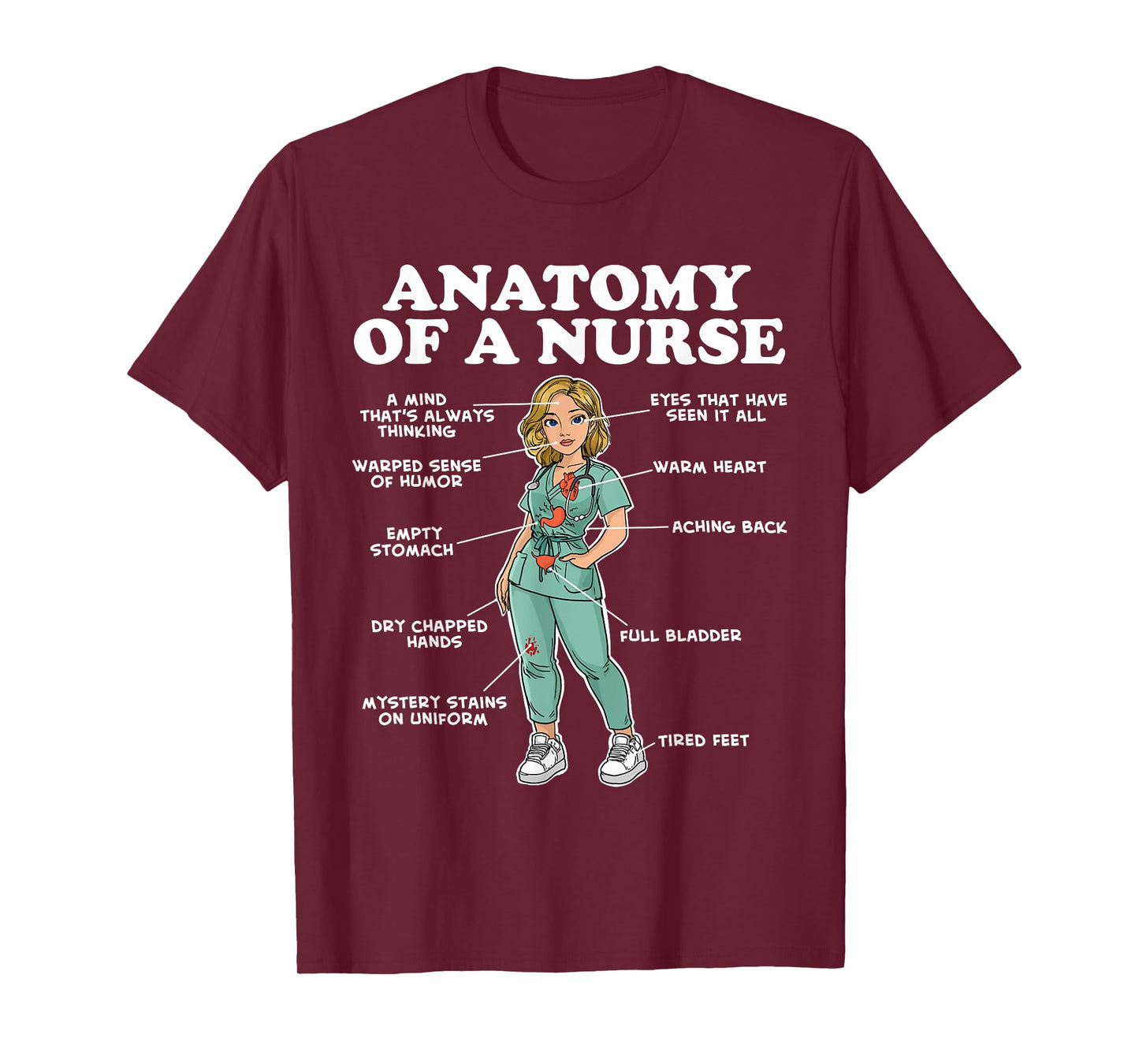 Anatomy of a Nurse T-Shirt