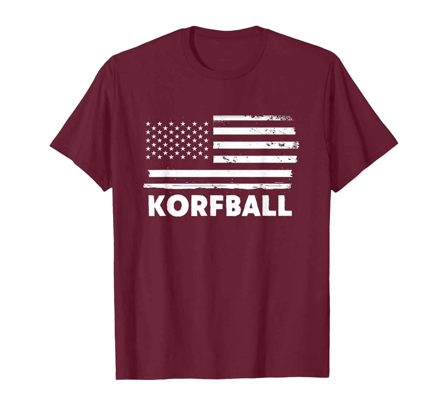 Korfball Life USA Flag Patriotic Sports Design T-Shirt